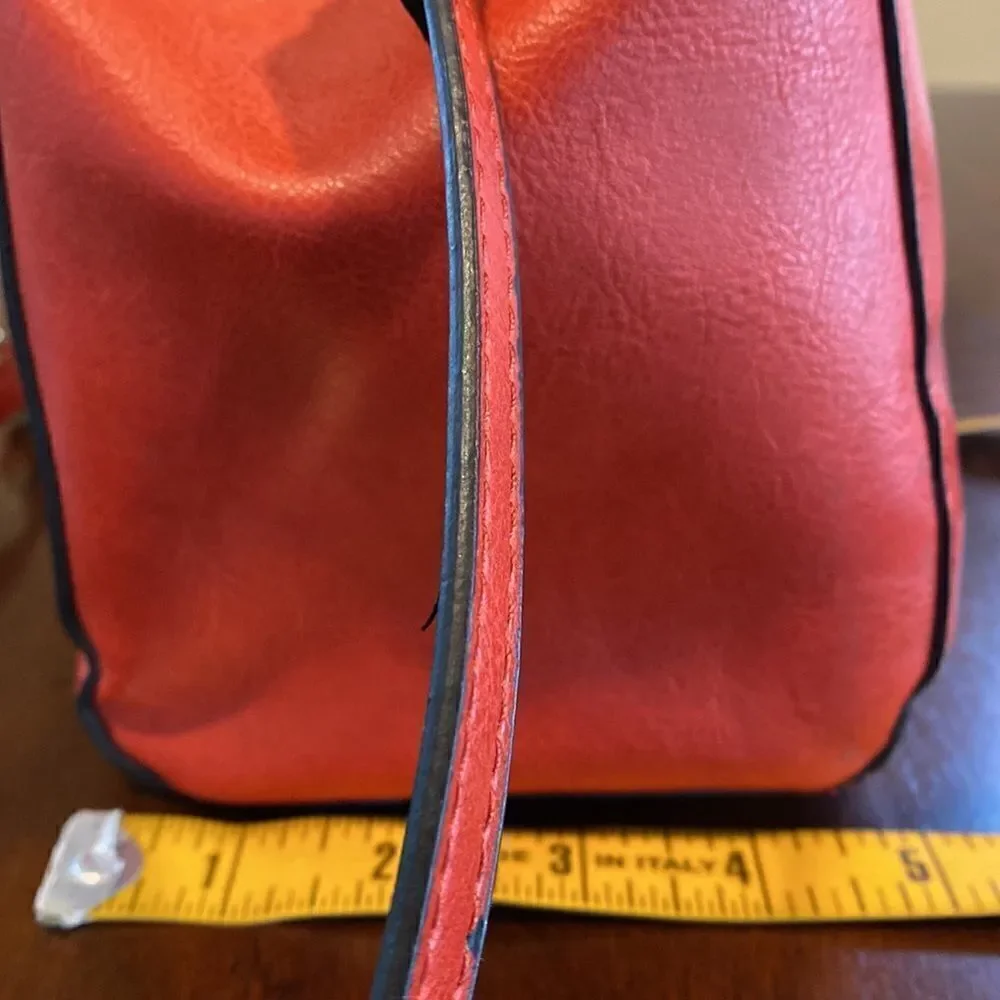 London Fog Vegan Leather Shoulder Satchel Bag